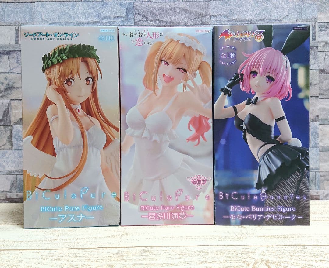 BiCuteフィギュアまとめ売り 五等分 時崎狂三 ナーベラル 喜多川海夢 モモ