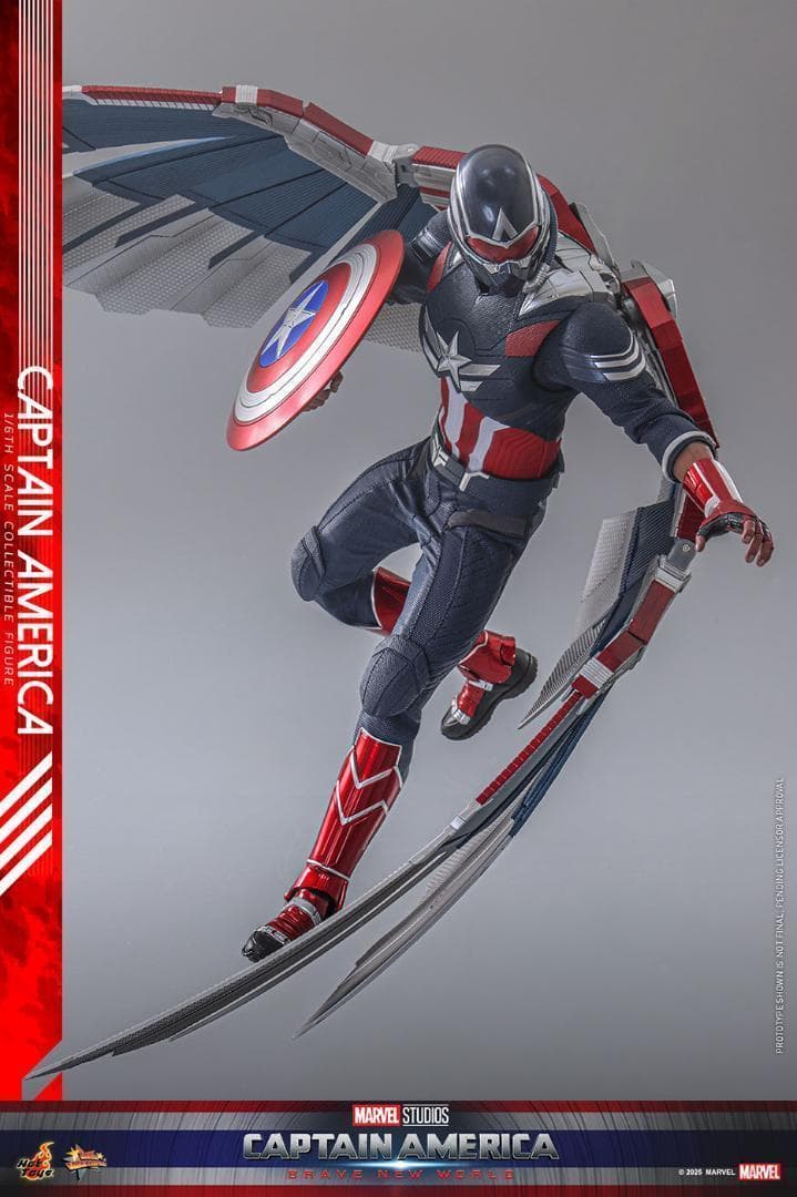 ホットトイズ1/6キャプテン・アメリカ ブレイブ・ニュー・ワールド MMS779
