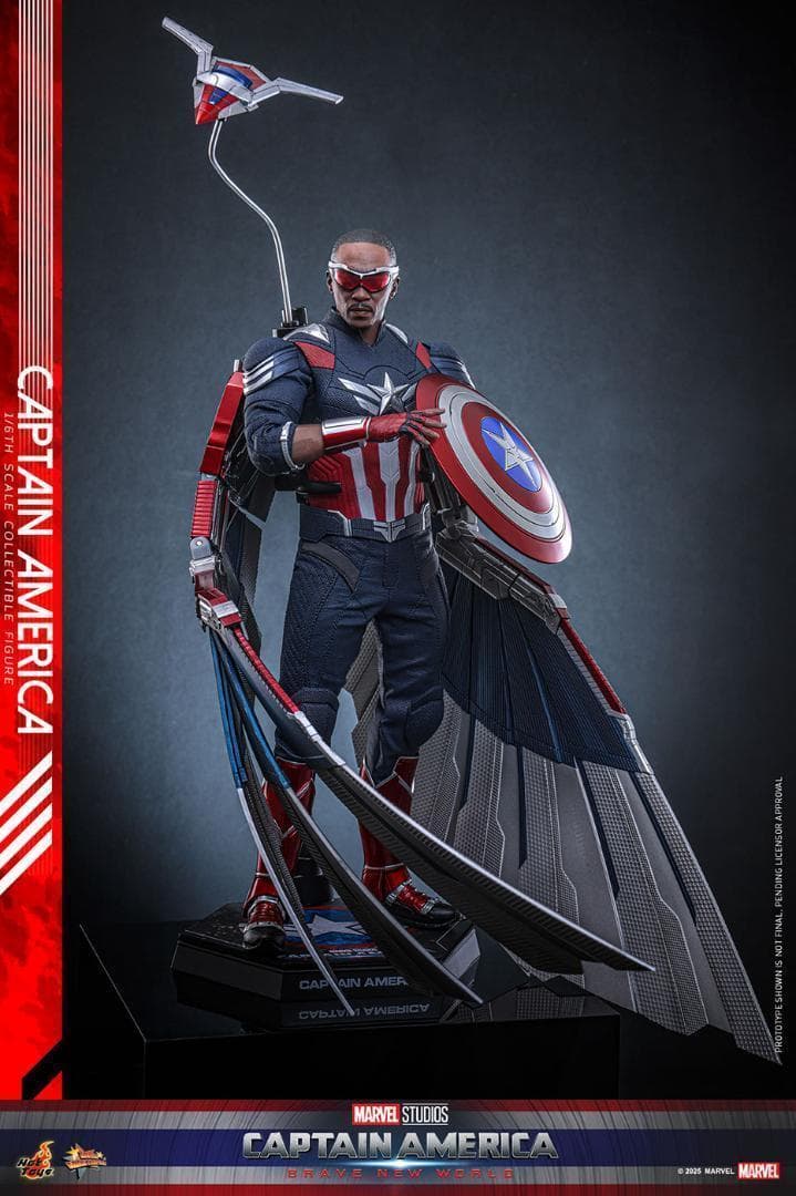 ホットトイズ1/6キャプテン・アメリカ ブレイブ・ニュー・ワールド MMS779