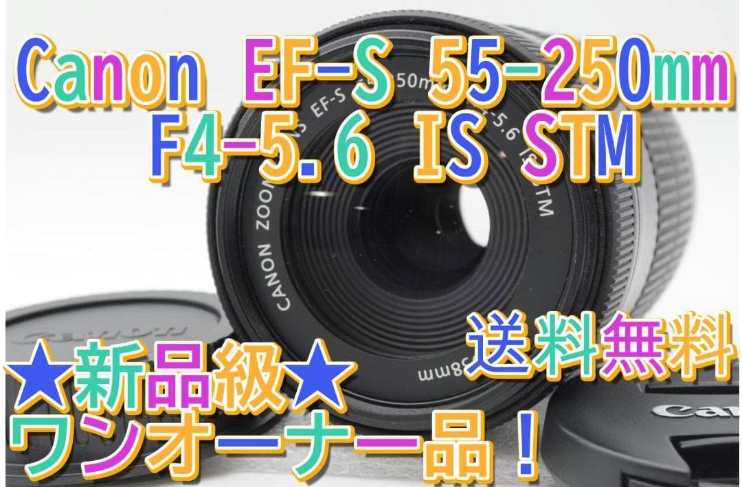 ■新品級③■ Canon EF-S 55-250mm f4-5.6 IS STM