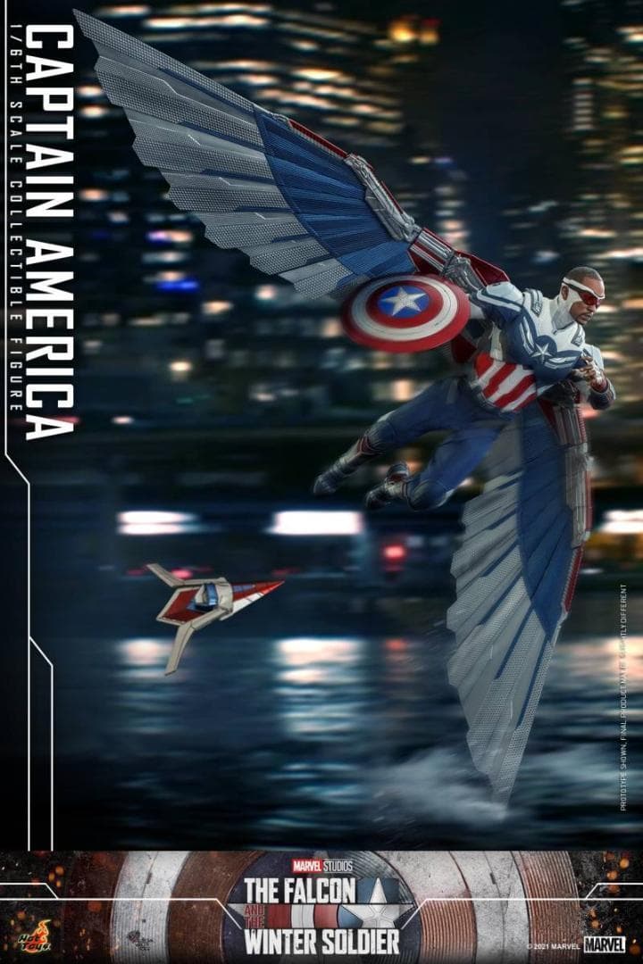 ホットトイズ 1/6 ファルコン キャプテン・アメリカ TMS040