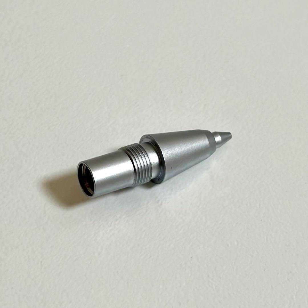 野原工芸　固定式口金　旧型　艶消しシルバー