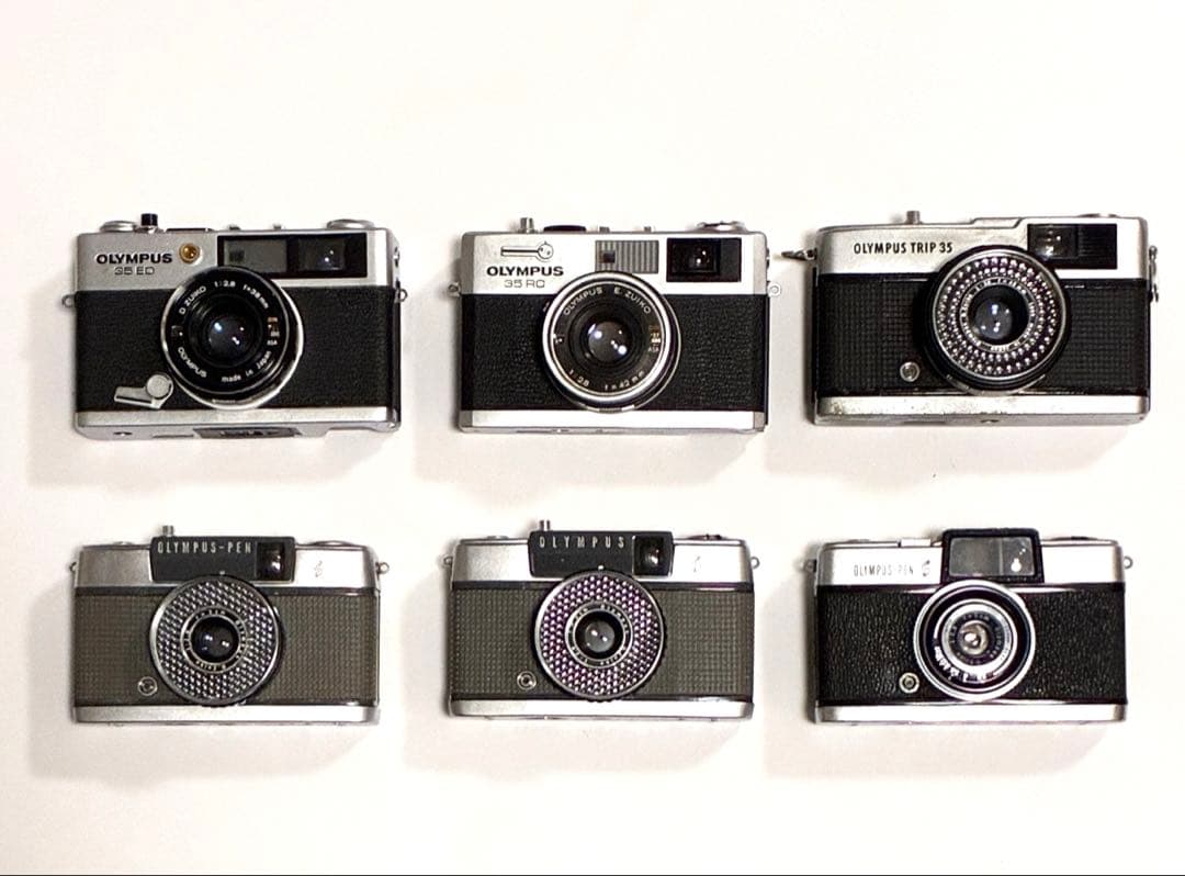 オリンパス PEN・EE、EES、35ED、35RC- 2他　カメラ6台セット