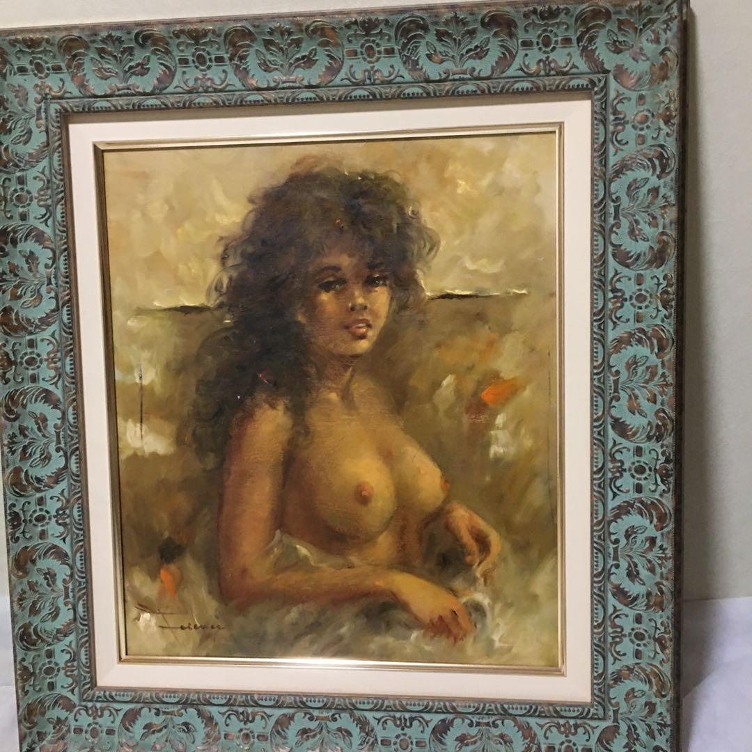 ヨーロッパ絵画油絵厚塗り裸婦