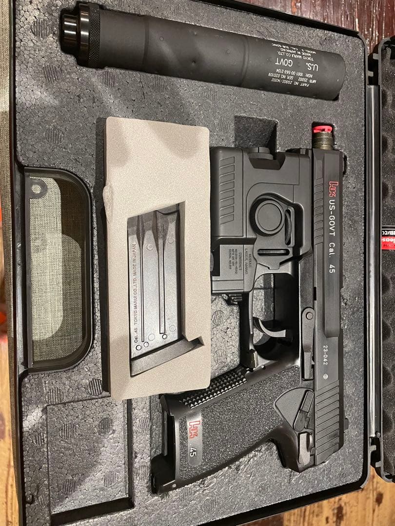 東京マルイ MK23 SOCOM ガスガン 文字塗装済み
