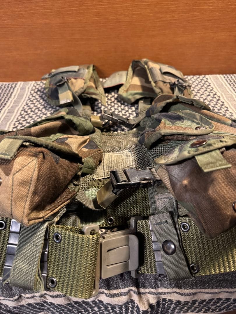米軍 実物 TLBV タクティカルロードベアリングベスト LC2ベルト付