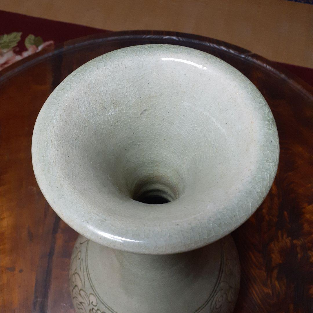唐時代越州窯大花瓶