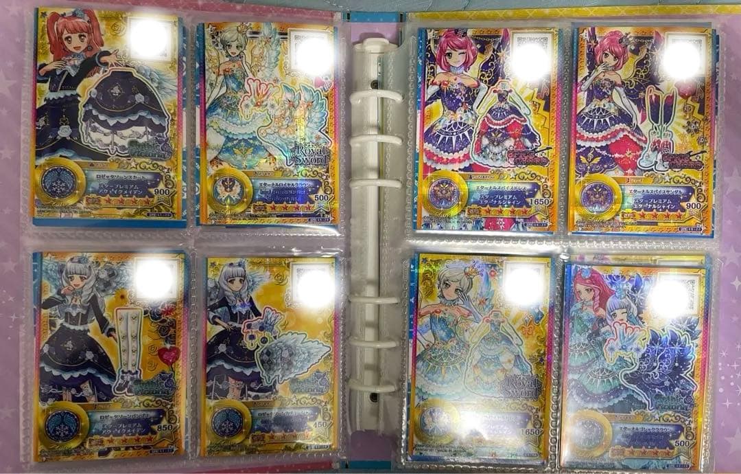 【aya】アイカツカード　カード:約700枚以上　バインダー:3冊