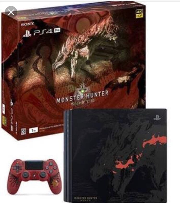 『即決不可』PS4 Pro 1TB  リオレウスエディション