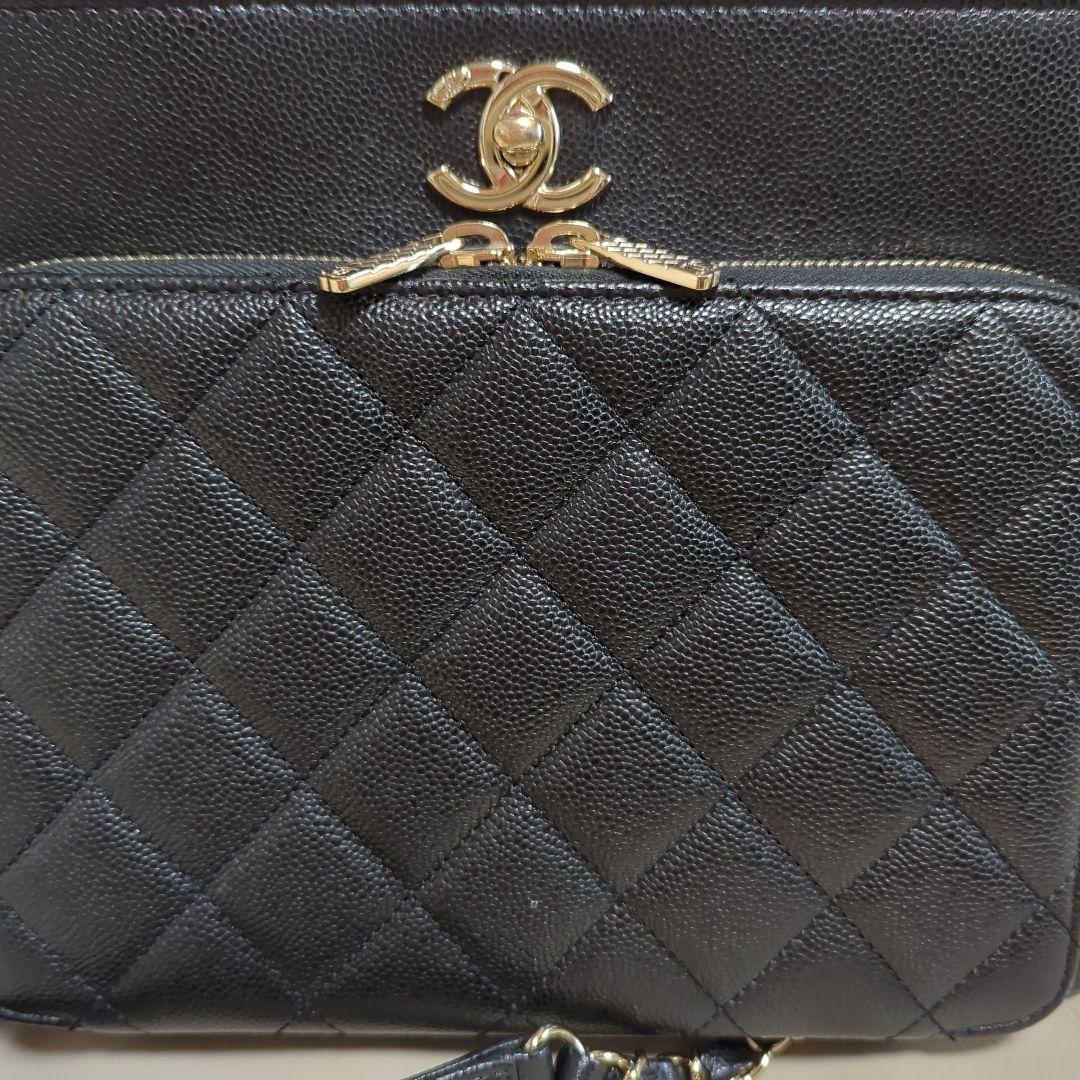 シャネル CHANEL ビジネスアフィニティ ブラック 2wayバッグ