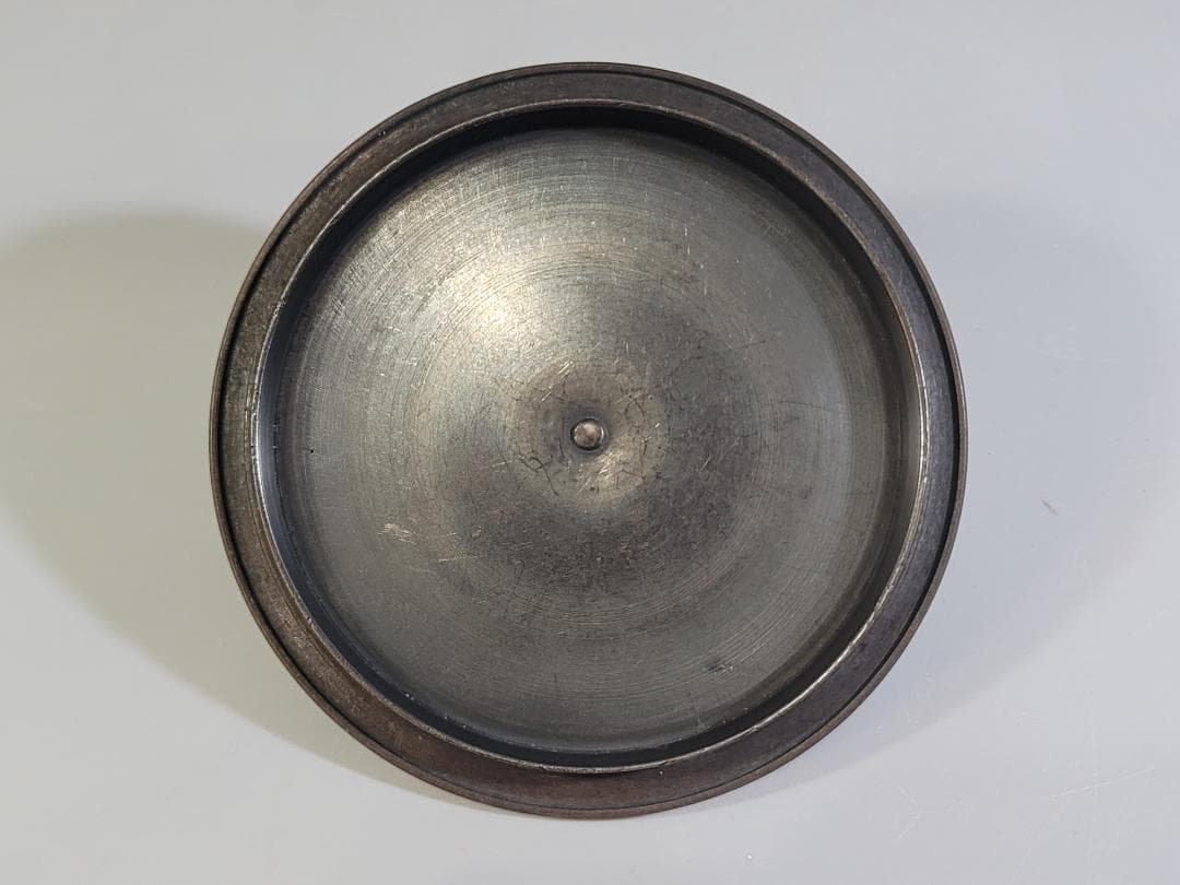 茶道具 菊地紋 筒釜 古作 時代物 DT374