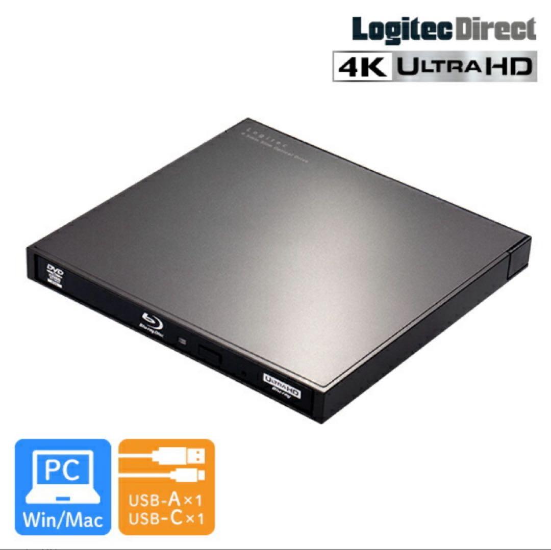 Logitec ポータブルBDドライブ LBD-LPWAWU3CNDB
