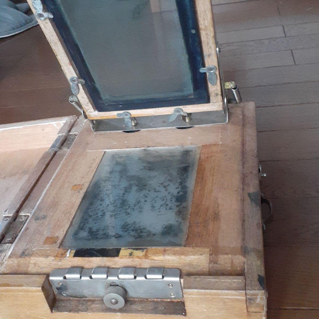 昭和レトロのハガキ印刷機