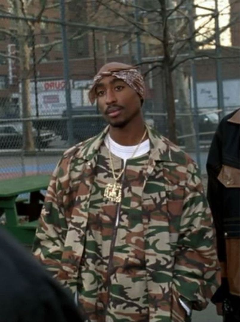 2pac着用　ラッパー着用　上下セットmakaveli thug life b系