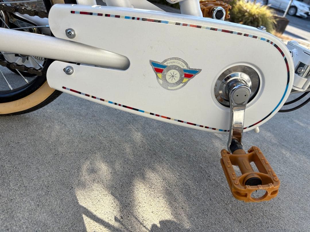 people(ピープル) いきなり自転車　14インチ　プレミアムホワイト