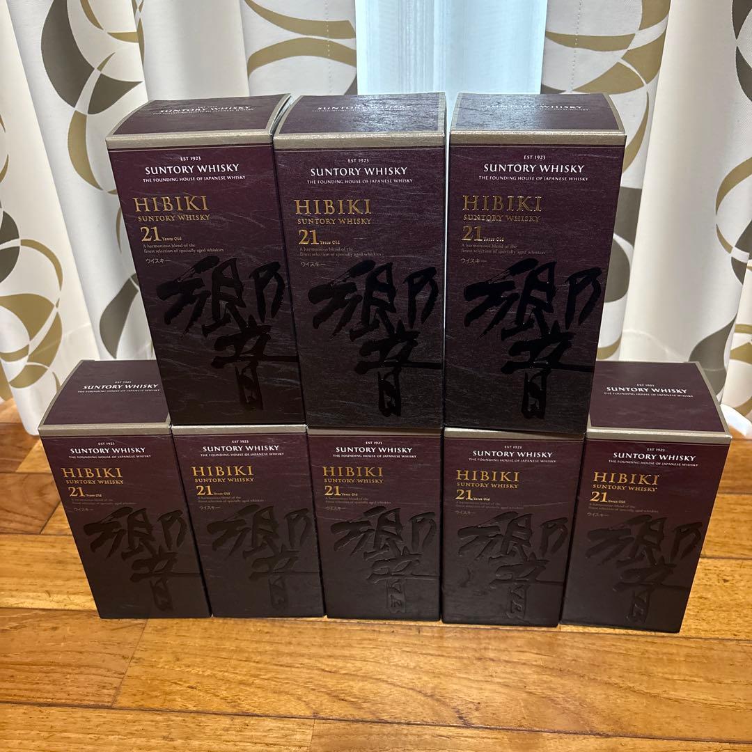Hibiki 21年 空箱8本セット