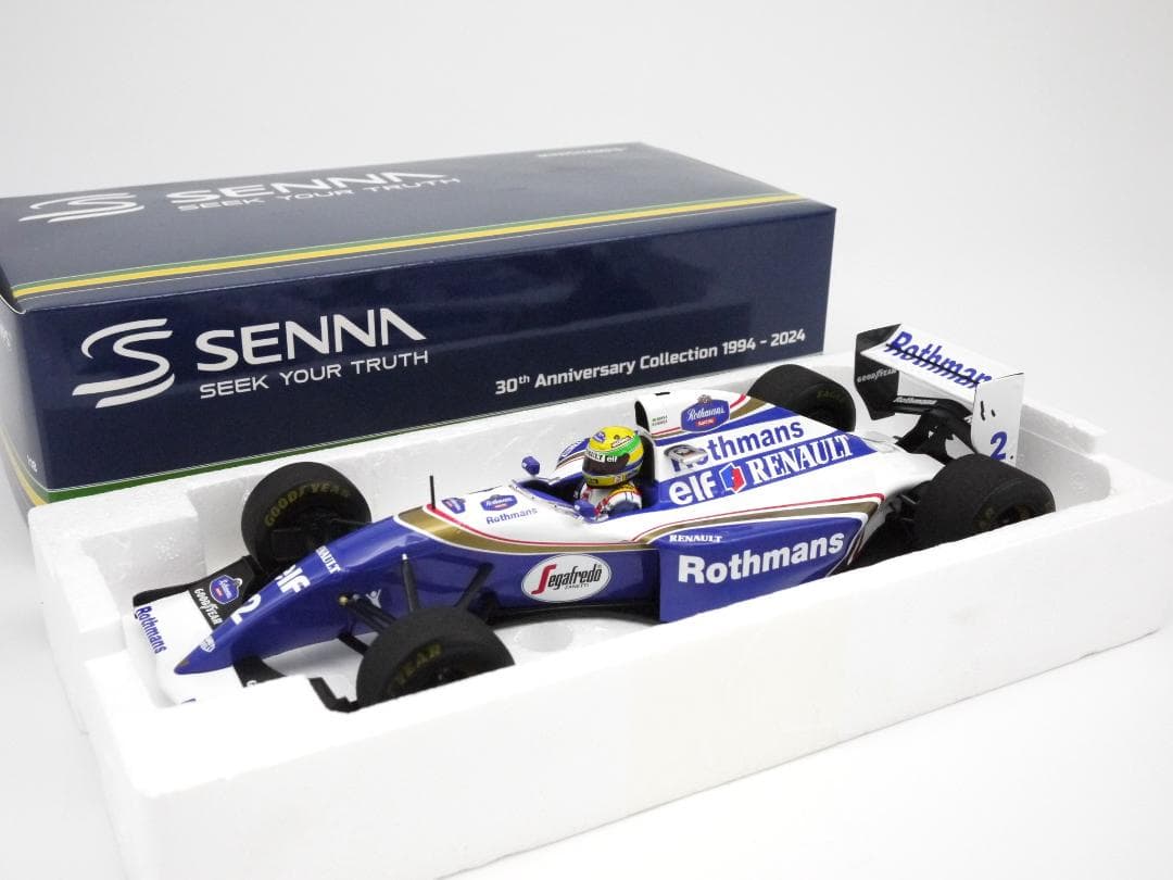 D1/18 ウィリアムズ FW16ラストレースロスマンズ A.セナ PMA