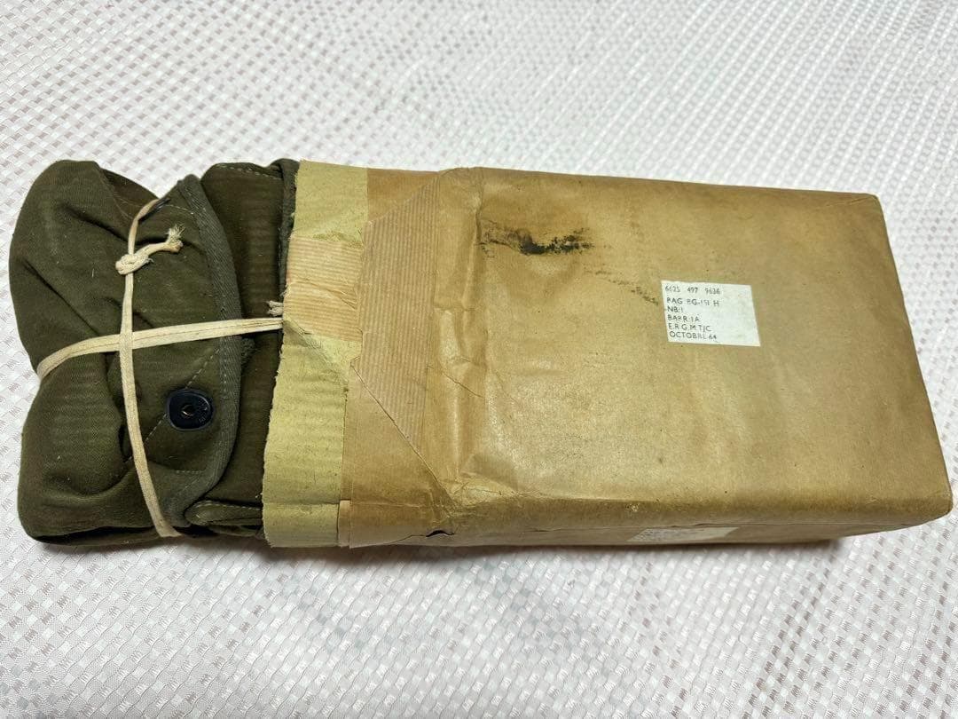 米軍 実物 地雷探知器用バッテリーバッグ
