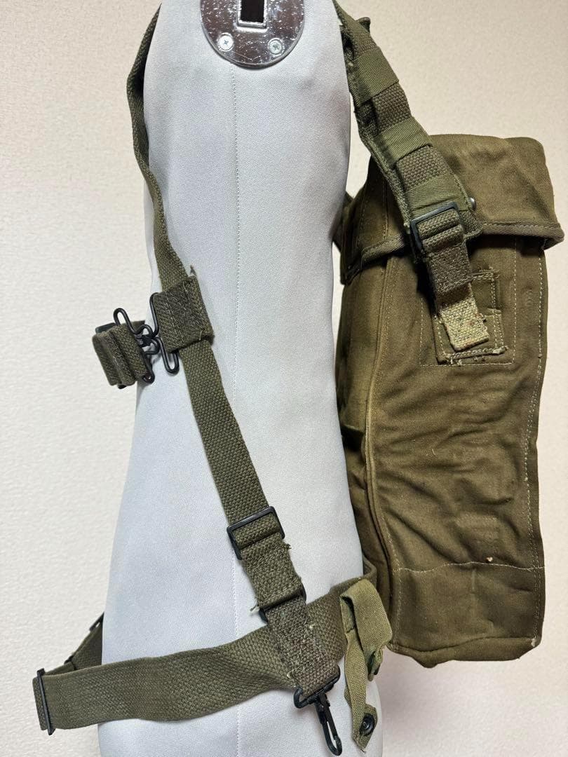 米軍 実物 地雷探知器用バッテリーバッグ