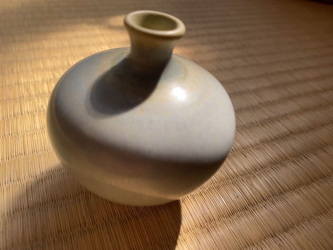 極上優美Berndt Friberg釉薬美し《一輪花挿》（検ベルントフリーベリ