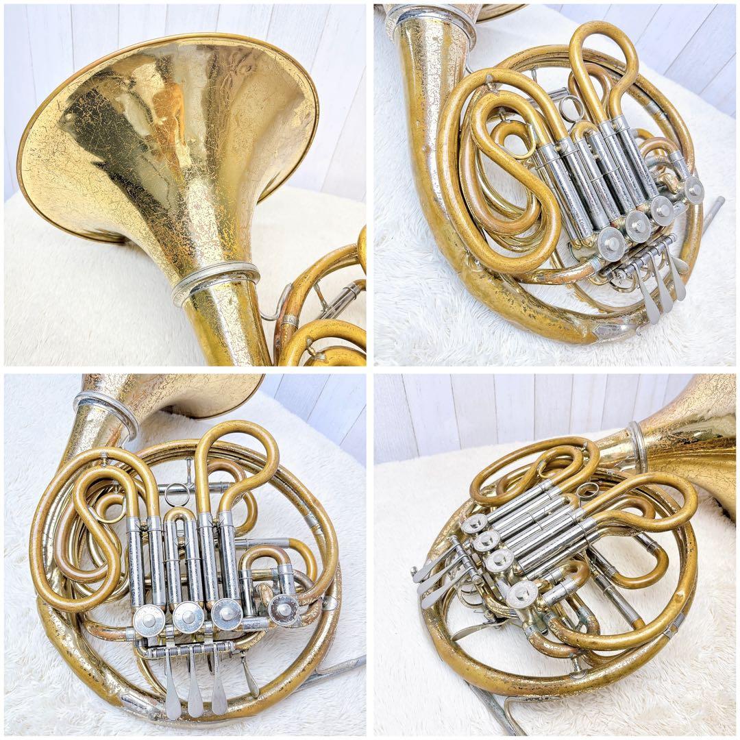 （訳あり）YAMAHA ヤマハ YHR-764 フルダブルホルン マウスピース付