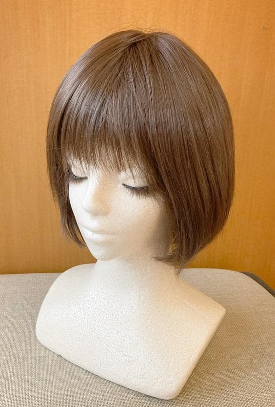 リネアストリア　天使シリーズ　人毛MIX「約束のショート」S　チョコブラウン