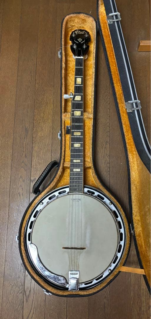 Vine５弦バンジョー　 ハードケース、スライド式5弦カポ付き！