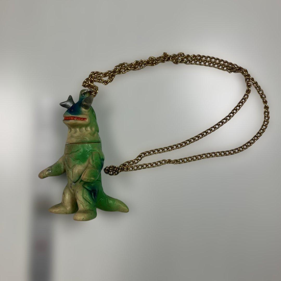 エレキング　ソフビペンダント　チェーン付き　ウルトラ怪獣　昭和