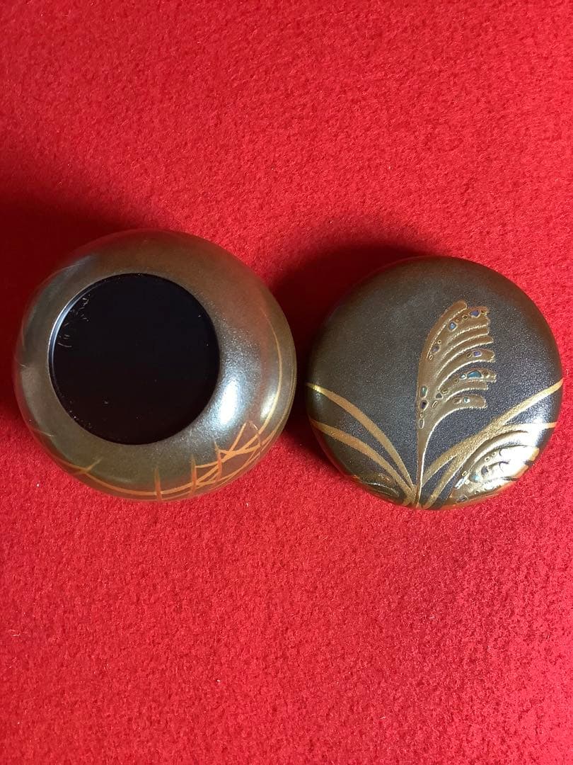 大棗　芒蒔絵　華正造【中古美品】