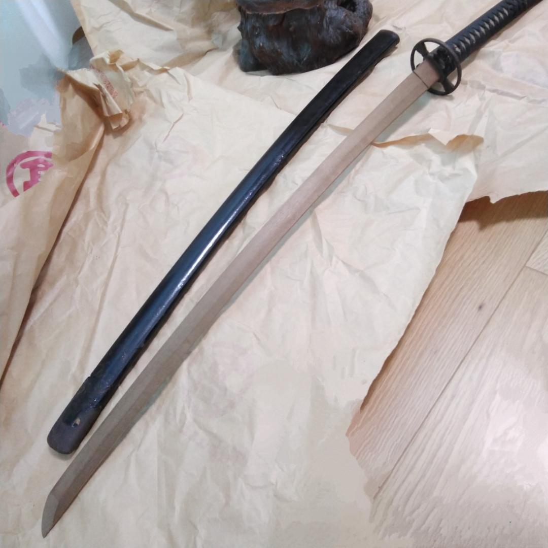 竹光刀剣　透鉄鍔　模造刀　木刀　昭和レトロ　剣　日本刀