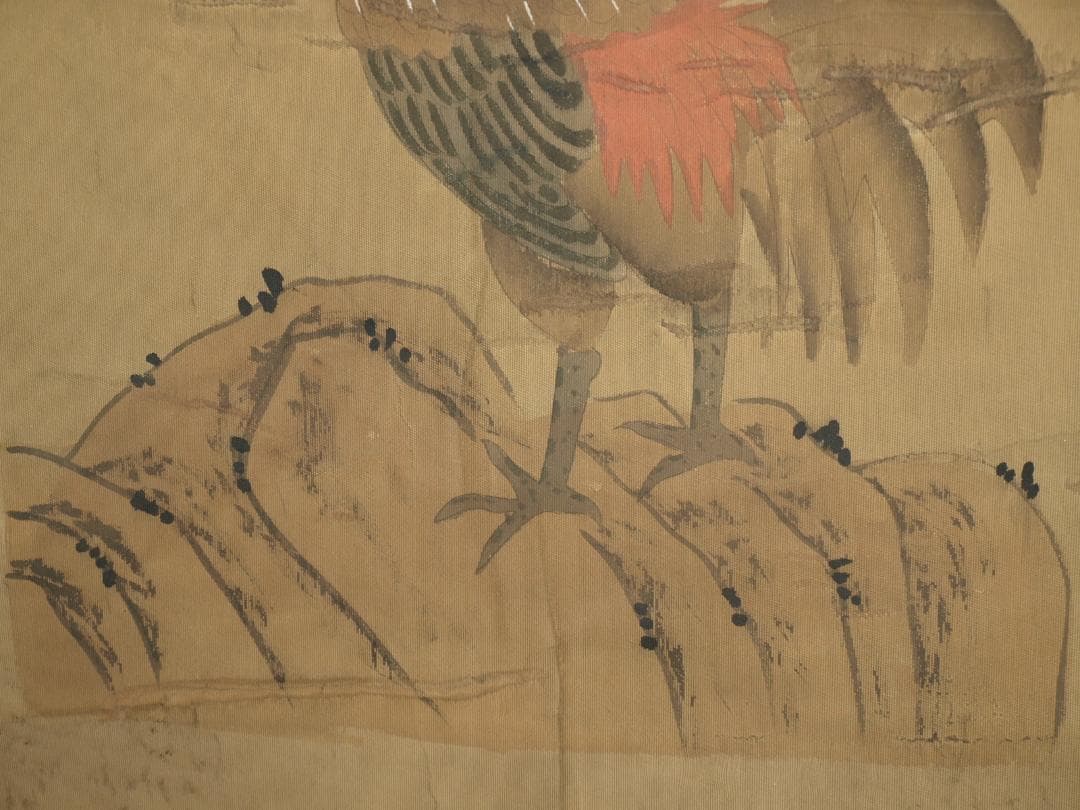 中国古美術 北宋時代の人物図　肉筆絵　激安骨董品 BD271A13-2
