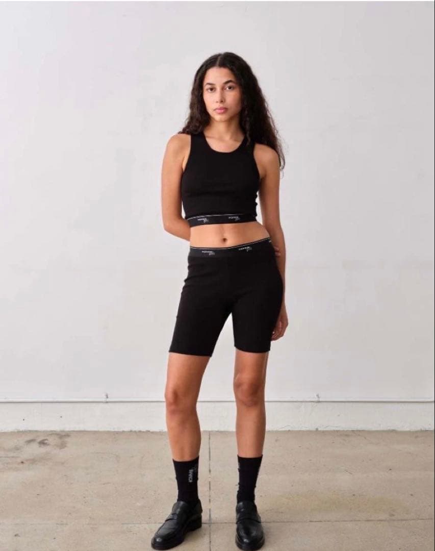 【Homme girls】LOGO CROPPED TANK 新品