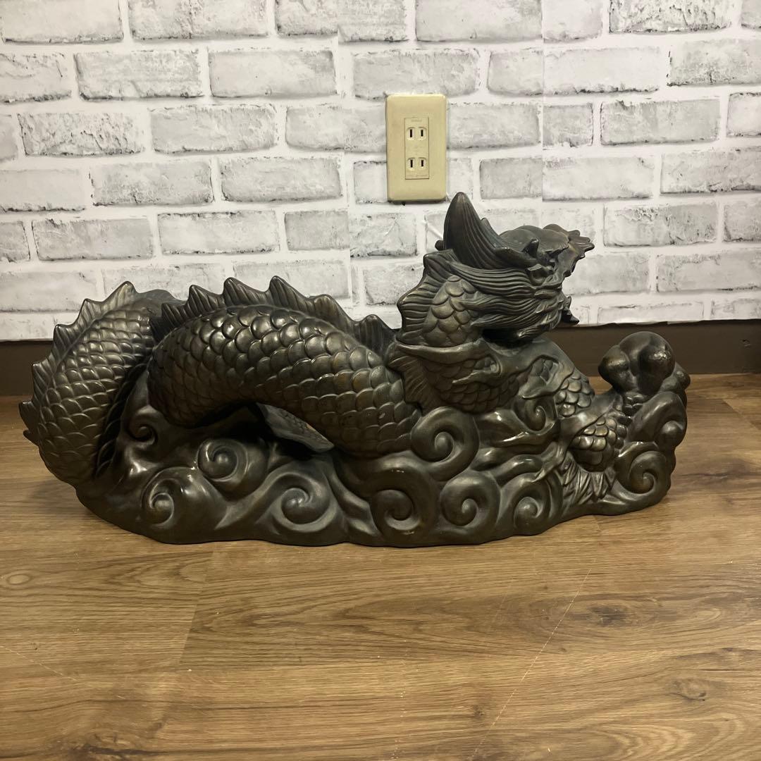 E-4 龍 ドラゴン 置物 縁起物 開運 金運上昇 運気アップ 商売繁盛 風水