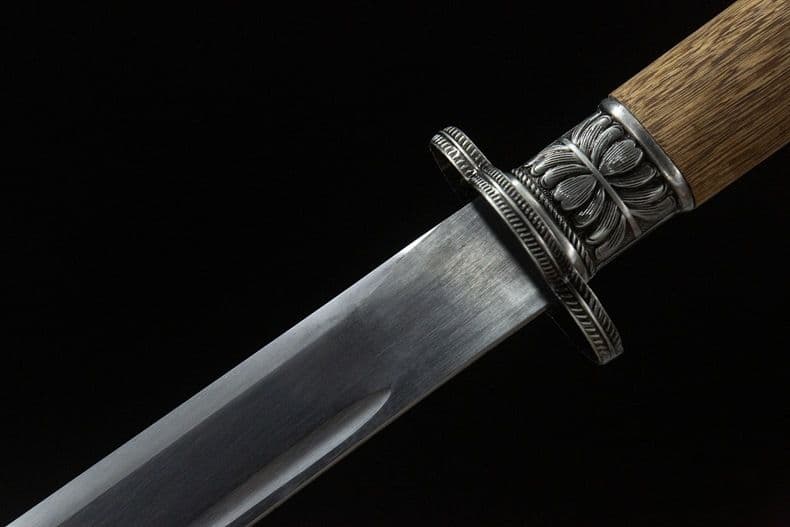 朴刀 古兵器 武具　刀装具 手鍛造打 鋼刀 冷兵器 護身工具 装飾用 模造刀