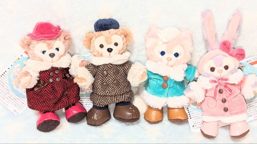 ウィンタートゥインクリングタウン　ぬいぐるみバッジ4点セット