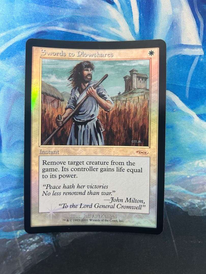 mtg 剣を鋤に fnm プロモ 旧枠 foil 英語 en dci