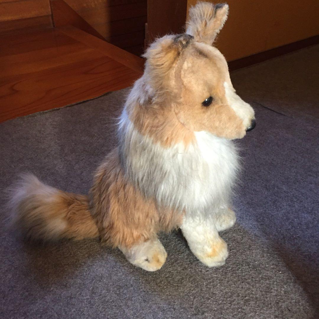 コリー犬　三英　stuffed animal 昭和レトロ