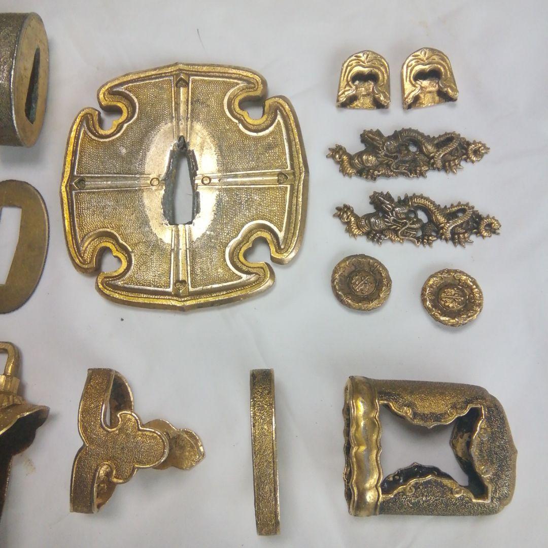 太刀金具セット。