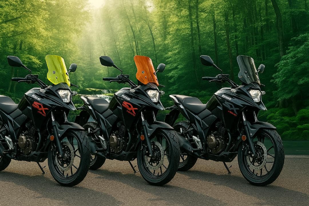 VStrom ロングシールド クリア3 Vストローム250SX ロングスクリーン