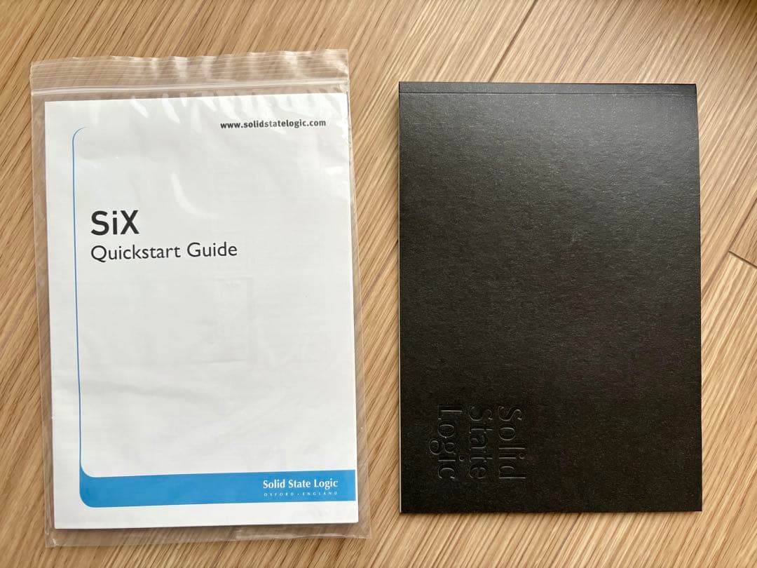 Solid State Logic SIX アナログミキサー　付属品一色