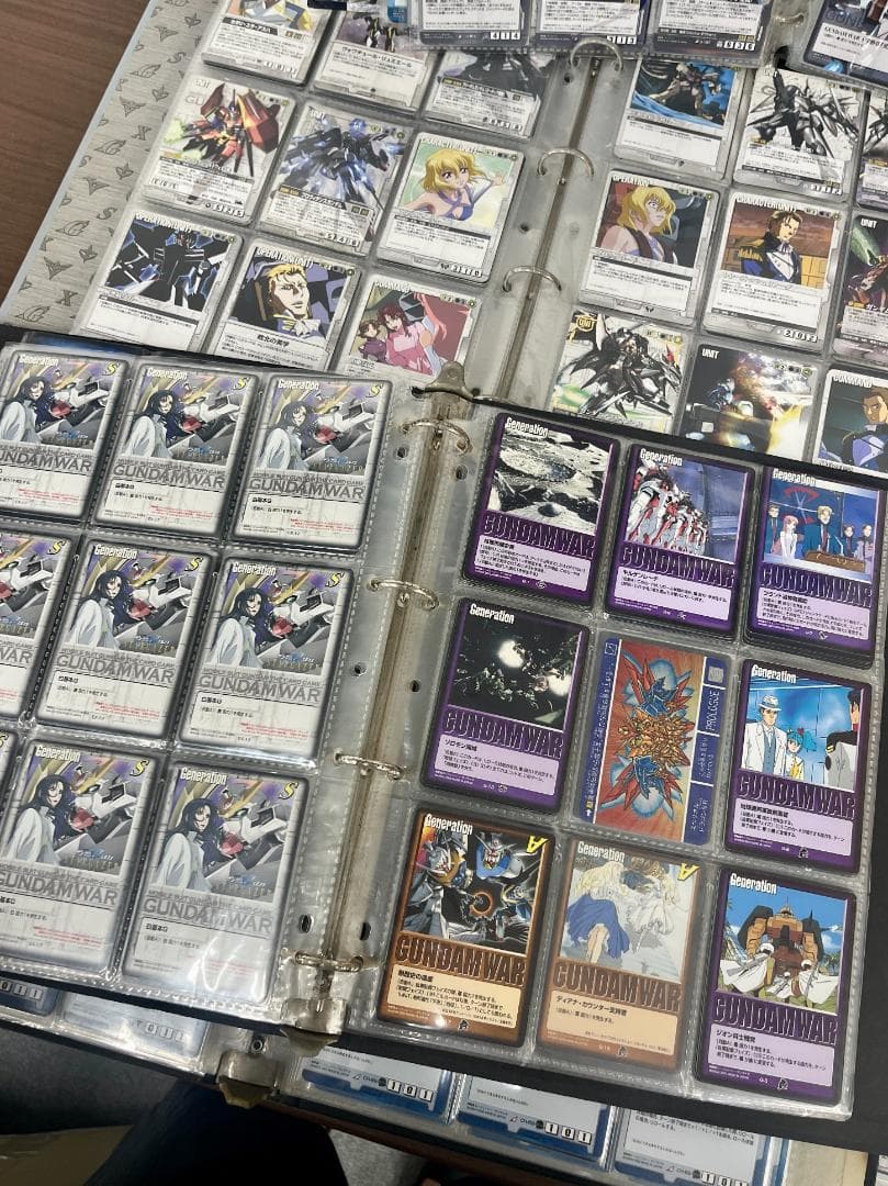 ゆ*り様 ガンダムウォー 大量セット まとめ バインダー 7冊 ID531099