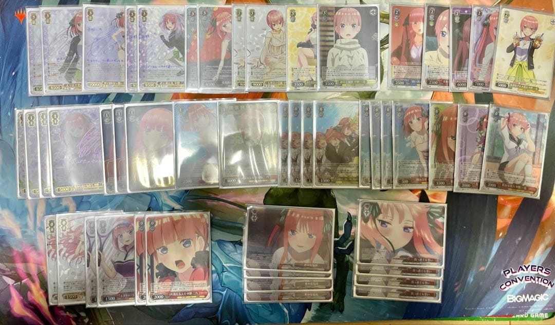 ヴァイスシュバルツ　五等分の花嫁　二乃フルレアデッキ＋パーツ
