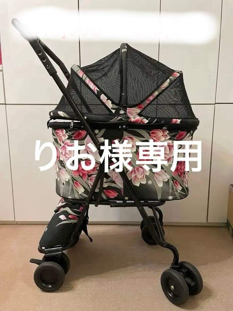 値下げ中！　【唯一無二！】天使のカート（シャンアンジュ）　浴衣の花柄です