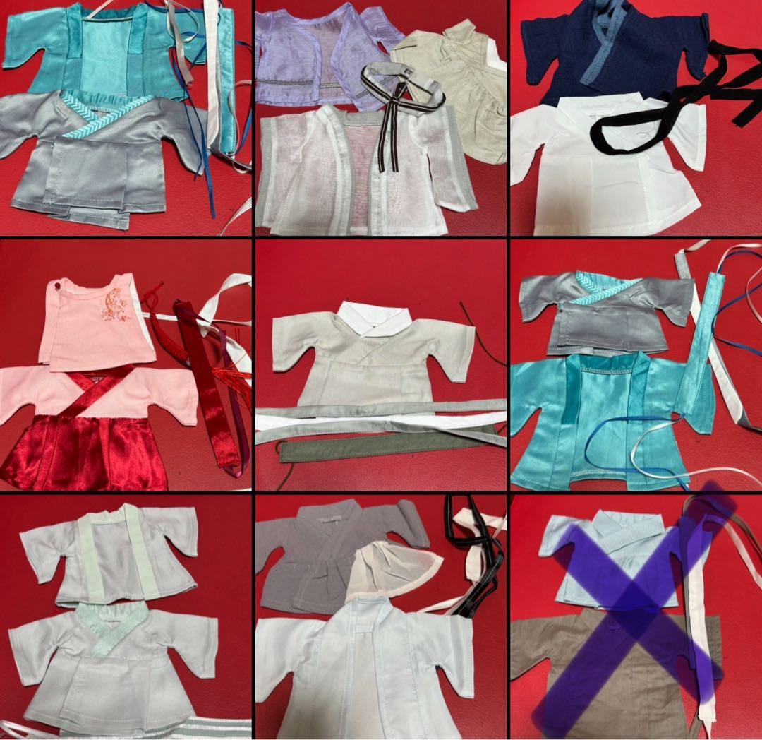 山河令ぬいぐるみ服　 周子舒ぬいぐるみ服 温客行 ぬいぐるみ　服