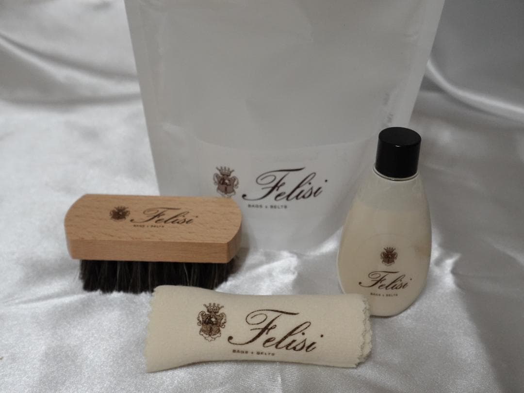 フェリージ Felisi ２wayビジネスバッグ ネイビー 本革・ナイロン