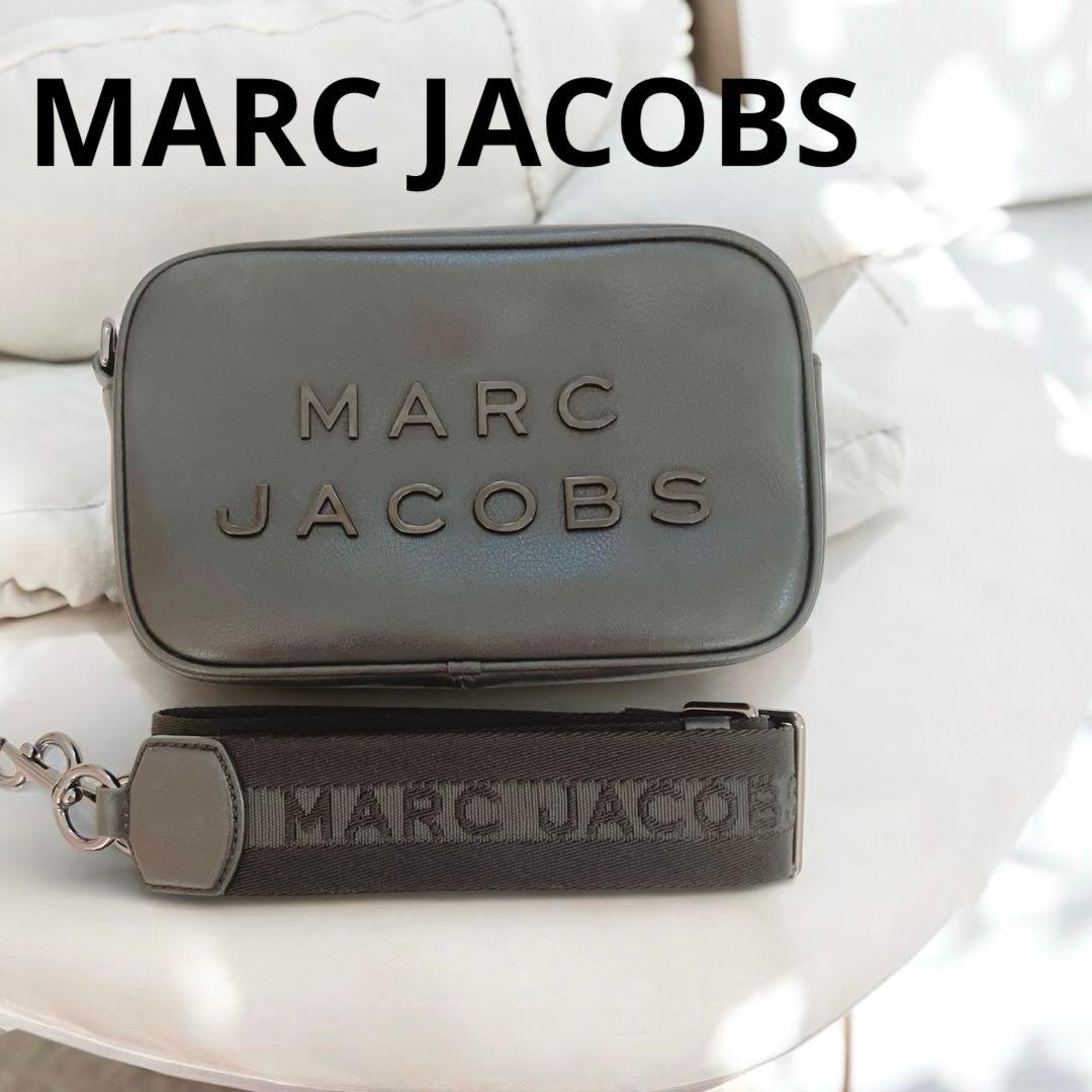 美品★正規品★MARC JACOBS ブラック レザー　牛底革 ショルダーバッグ