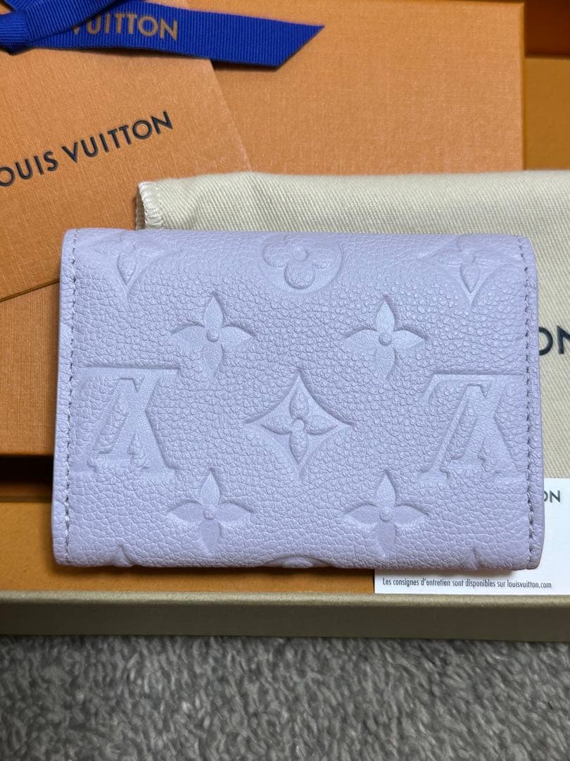 ほぼ未使用！ルイヴィトン　ポルトモネロザリ　ミニウォレット　ミスティライラック