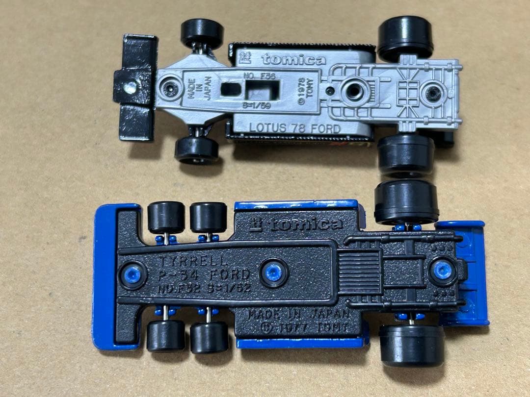 日本製 トミカ ロータス78 フォード タイレル P34 フォード 2台セット