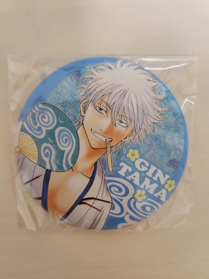 銀魂 坂田銀時 缶バッジ　ジャンプステーション　沖縄限定　銀さん