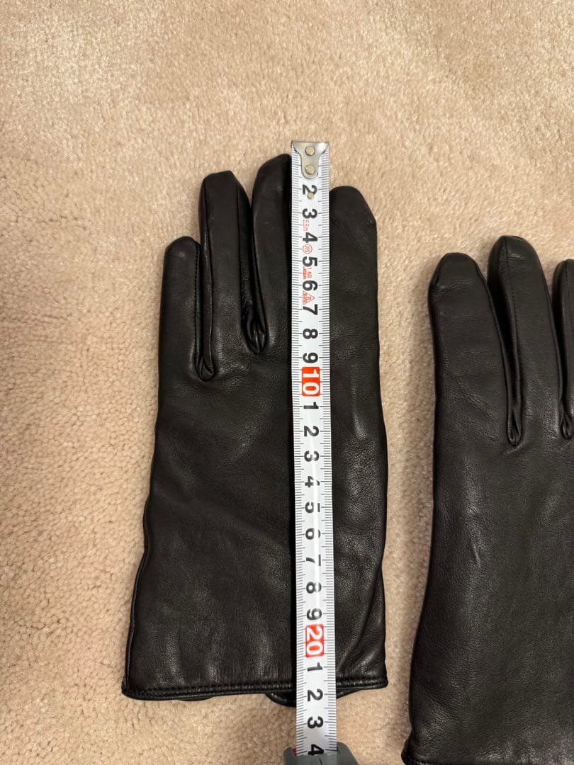 DENTS デンツ　羊革手袋 黒